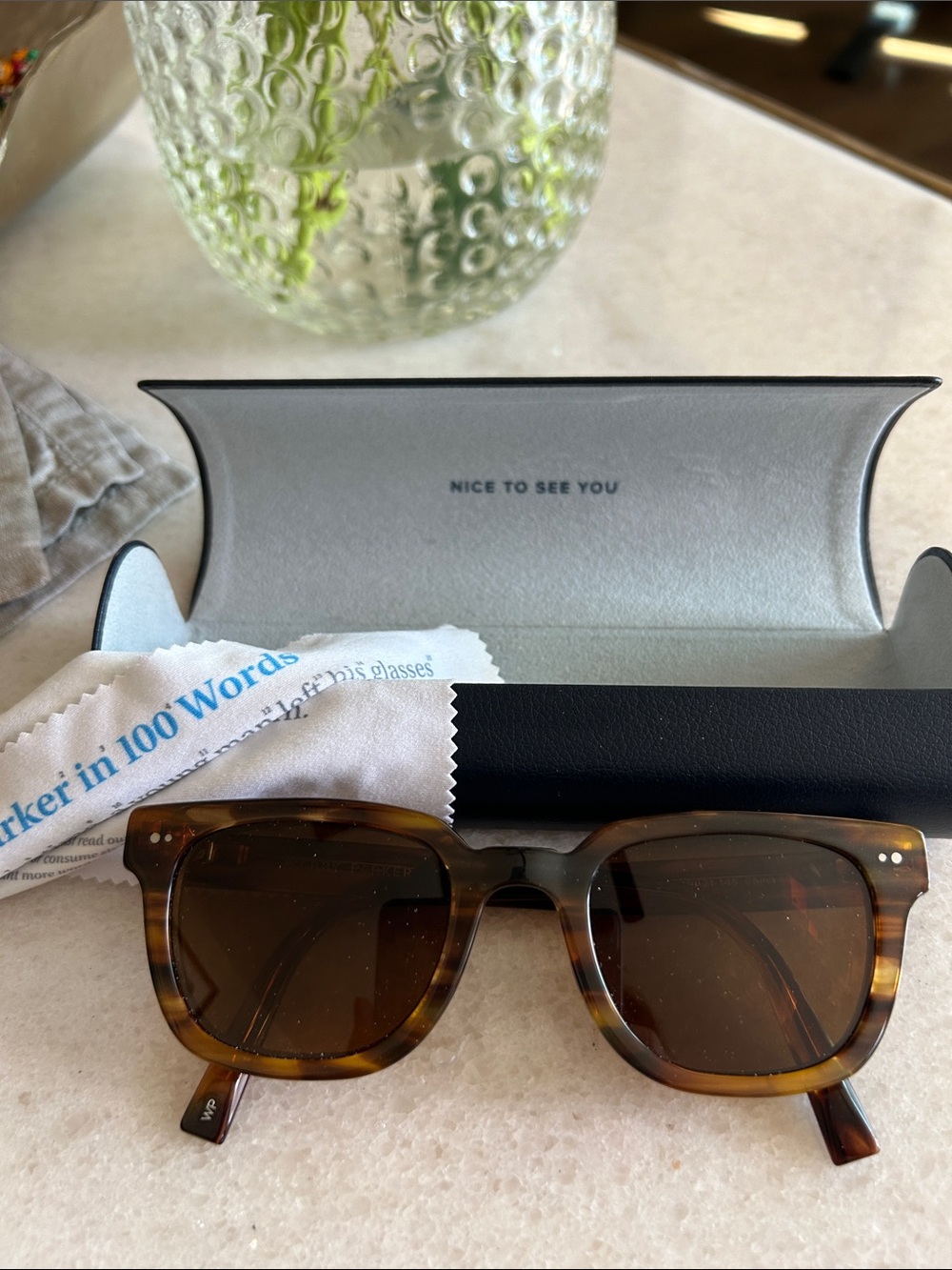 Warby Parker Tortoiseshell Brown Sunglasses